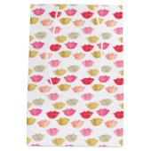 Goud Rood Roze Waterverf Lippen Medium Cadeauzakje (Achterkant)