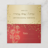 Goud Roos Confetti (Buitenkant ongevouwen)