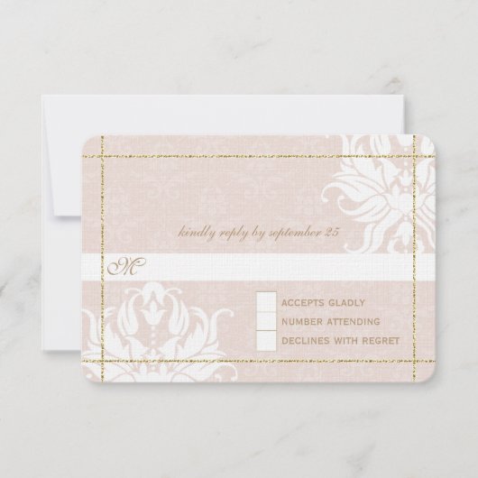 Goud Roos onder de sterren RSVP (Voorkant)