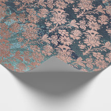 Goud Roos Royal Chic Blauwgroen Blush Metallic Flo