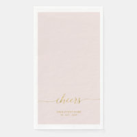 Goud & Roze | Elegante Lettertypografie Wensen Cus