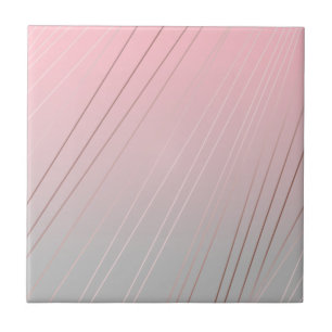 Goud, roze en grijs roos, van kleur tegeltje