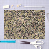 Goud Roze Groen Zwart Camouflage Verjaardagsfeest Tissuepapier (Craft)