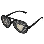 Goud Roze Liefde Hart Inspirerend Quote Aviator Zonnebril (Gekanteld)