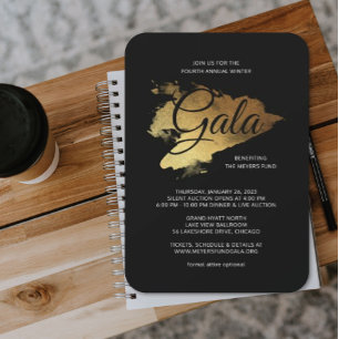 Goud Schilderen Modern Kunst Gala Kaart