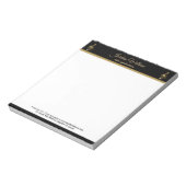 Goud schol en band notitieblok (Gedraaid)