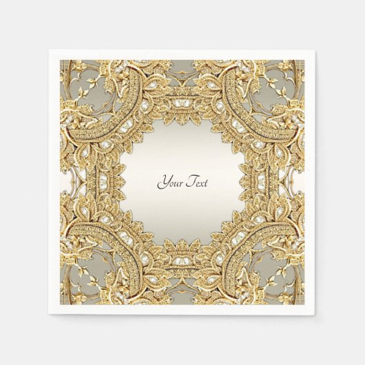 Goud servetten (Voorkant)