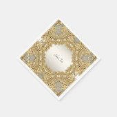 Goud servetten (Hoek)