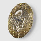 Goud Skeletspieren  Treasure Coin Grote Klok (Hoek)