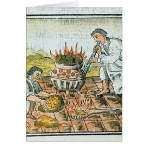 Goud smelten en gieten in het Aztec-imperium