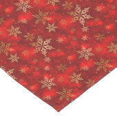 Goud Sneeuwvlokken Middelmatige tabellooppas Medium Tafelloper (Hoek)