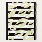 Goud Sparkle Lips Monogram Planner (Achterkant)