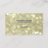 Goud Sparkles Visitekaartje (Achterkant)