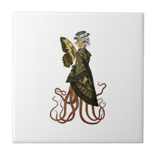 Goud SteamPunk Serie Ontwerp 5 Tegeltje