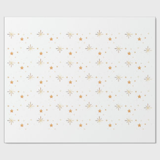 Goud Ster Naadloos Inpakpapier