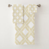 Goud Stip Bad Handdoek (Insitu)
