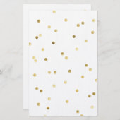 Goud Stip Briefpapier (Voorkant / Achterkant)