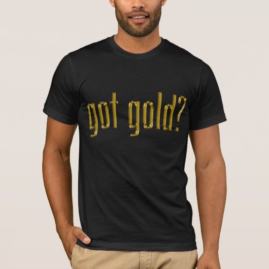 goud t-shirt (Voorkant)