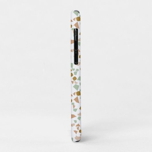 Goud terrazzo Minimale moderne Case-Mate iPhone Case (Achterkant/links)