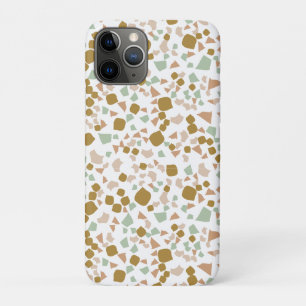 Goud terrazzo Minimale moderne iPhone 11 Pro Hoesje