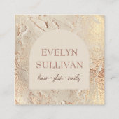 Goud textuur visitekaartje (Voorkant)