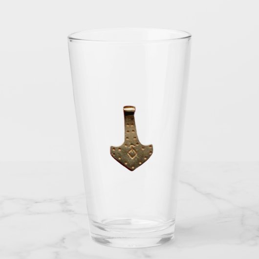 Goud Thor Hammer Collins glazen droogtrommel (Voorkant)