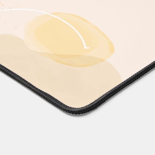 Goud Tropisch Blad Abstract Bureaumat (Hoek)