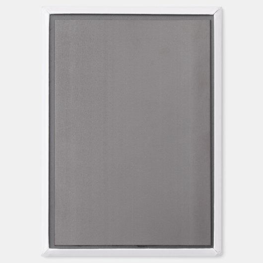 Goud Twee Initiaal Zwart Modern Monogram Magneet (Achterkant)