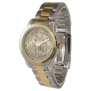 Goud Twee Leeuwen van Juda   Volgen Horloge