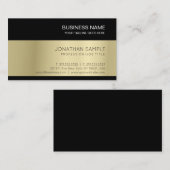 Goud uiterlijk elegant modern - Premium - zijderou Visitekaartje (Voorkant / Achterkant)