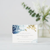 GOUD UNDERWATER VIS DOEK LUCKY BABY SHOWER INFORMATIEKAARTJE (Staand voorkant)