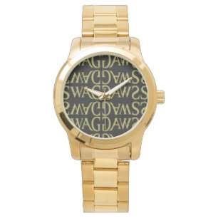 Goud, unisex, zwg, horloge, te koop! horloge