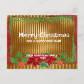  Goud Vakantie Briefkaart -  (Voorkant)