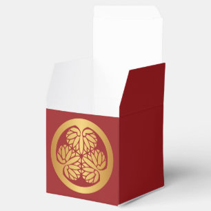 Goud van CREST van de Familie van Aoi Mon van Bedankdoosjes