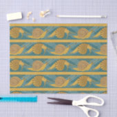 Goud van de Slak van de Druk van het Patroon van Tissuepapier (Craft)