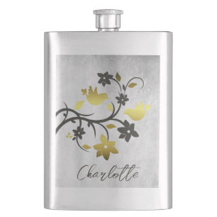 Goud vederijmaatkolf flacon