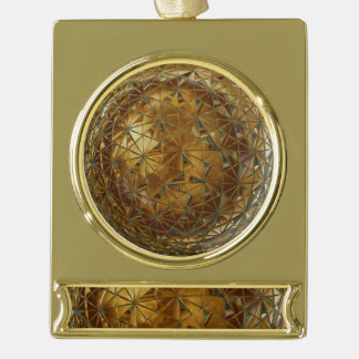 goud verguld banner ornament