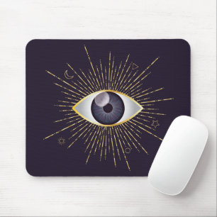 Goud & Violet Mystic Evil Eye Nazar Mati Muismat