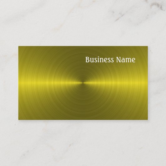 Goud Visitekaartje (Voorkant)