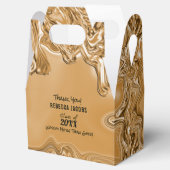 Goud Vloeibaar metaalgraafschap Bedankdoosjes (Geopend)