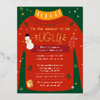 Goud voor feestfeest met een lelijke Sweater
