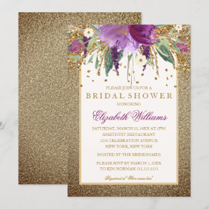 Goud Vrijgezellenfeest met mousserende zilverappel Kaart