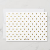 Goud Vrolijk Kerstfeest Custom Photo Modern Kaart (Achterkant)