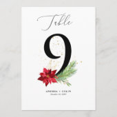 Goud Waterverf en feestdag Botanisch Tabel nummer  Programma (Achterkant)