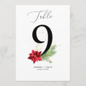 Goud Waterverf en feestdag Botanisch Tabel nummer  Programma (Voorkant)