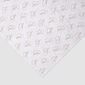 Goud Western Cowboy Pet Rodeo Tissuepapier (Detail)