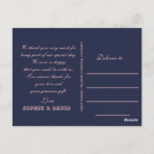 Goud Wij Hernieuwen Nog Steeds De Beloften Fotocol Briefkaart (Achterkant)