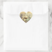 Goud Wil Je Met Me Trouwnaam Script Hart Sticker (Tas)