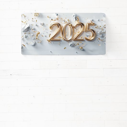 Goud & Wit 2025 Spandoek (Insitu)