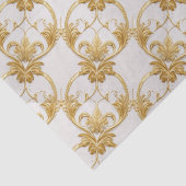 Goud Wit AI Kunstweefsel Papier (Detail)